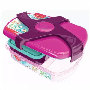 Pote Para Lanche Maped Picnik Triplo Roxo