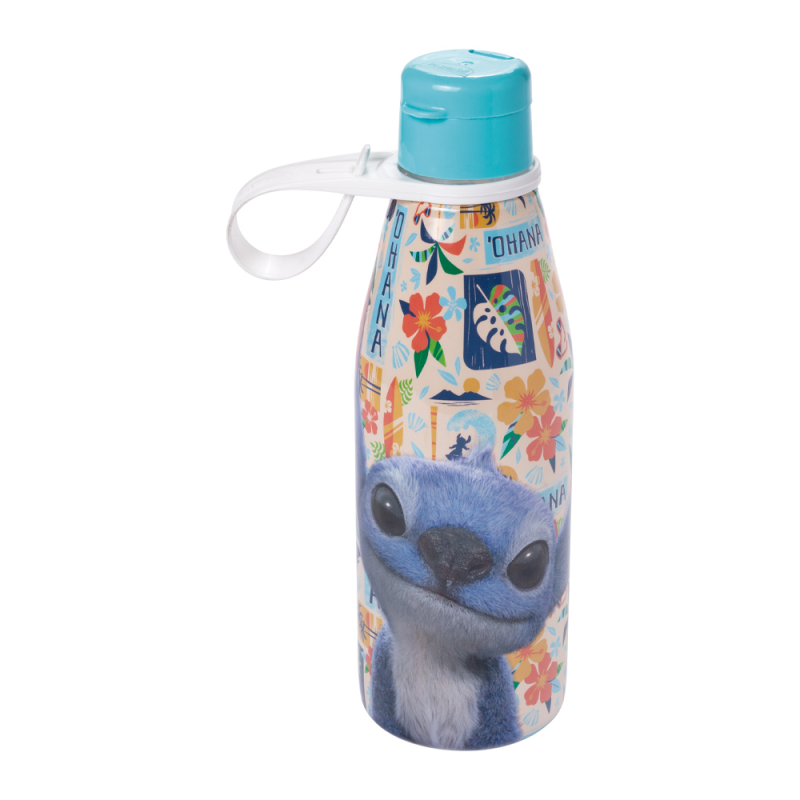 Garrafa De Plástico Stitch Abre Fácil 530Ml Plasútil