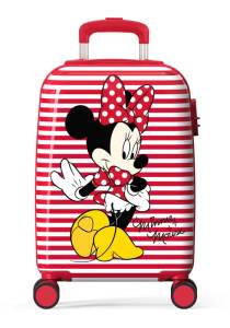 Mala Viagem Pequena Luxcel Bordo Minnie Vermelho Mf10497mm