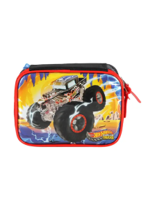 Estojo Masculino Hot Wheels Box Preto Luxcel EI42614HW