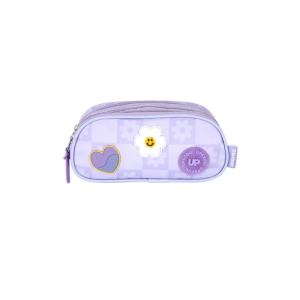 Estojo Feminino Up4you 3 Fechos Roxo Et49554