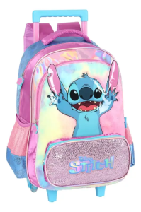 Mochila Carrinho Luxcel Stitch Azul IC42412SC