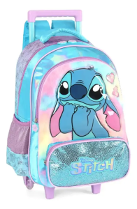 Mochila Carrinho Infantil Stitch Azul IC42412SC original