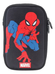 Estojo Masculino Spiderman Box 1 Fecho Xeryus 14997