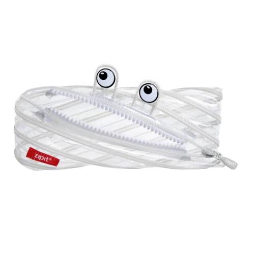 Estojo Maped Zipit Clear Branco